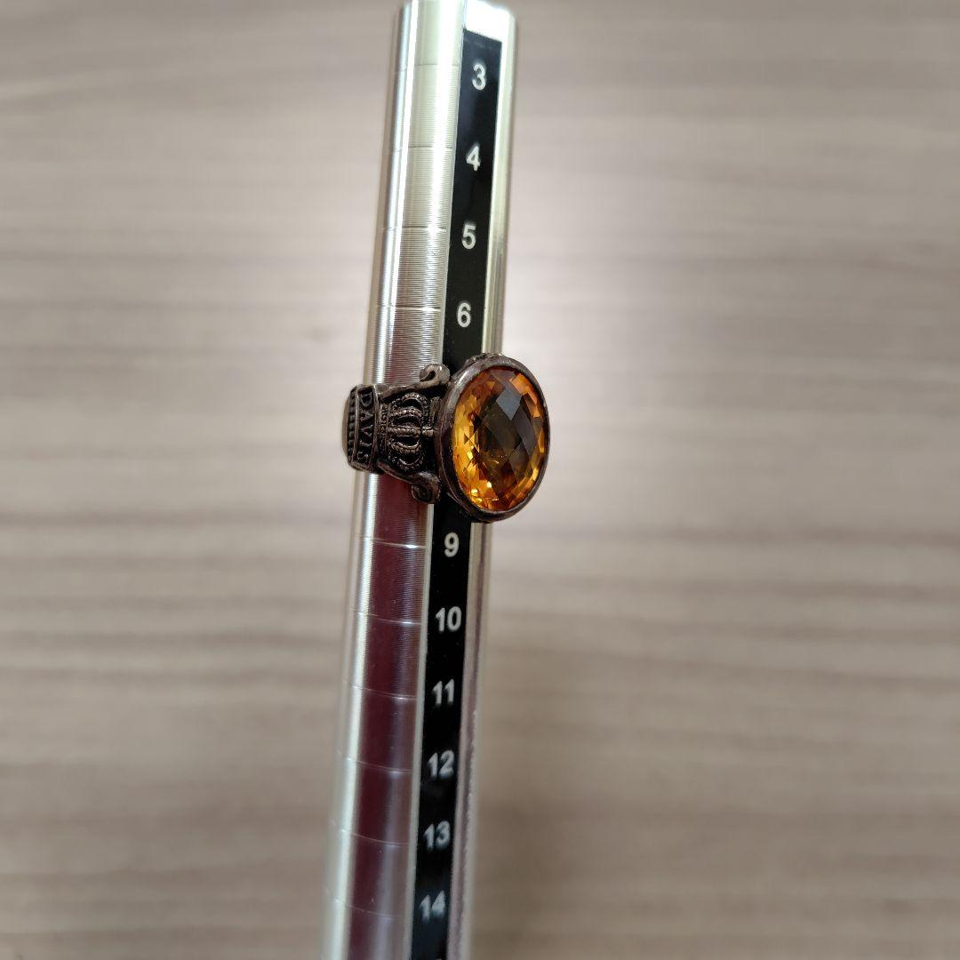 お値下げ ジャスティンデイビス ストーンリング シトリントパーズ