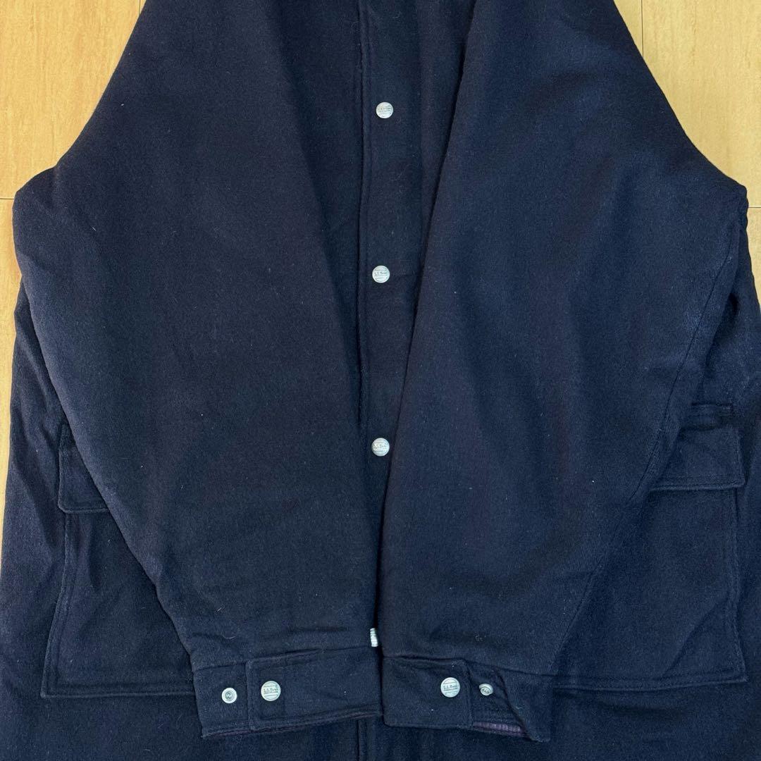 L.L.BEAN 80s USA製 ウールストームコート ダークネイビー