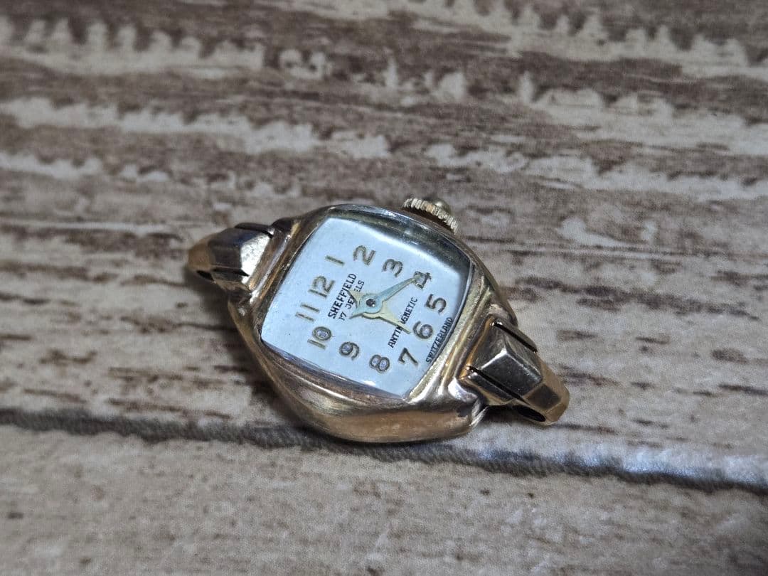 SHEFFIELD 手巻き時計 K18 ゴールド 17JEWELS 金無垢 - メルカリ