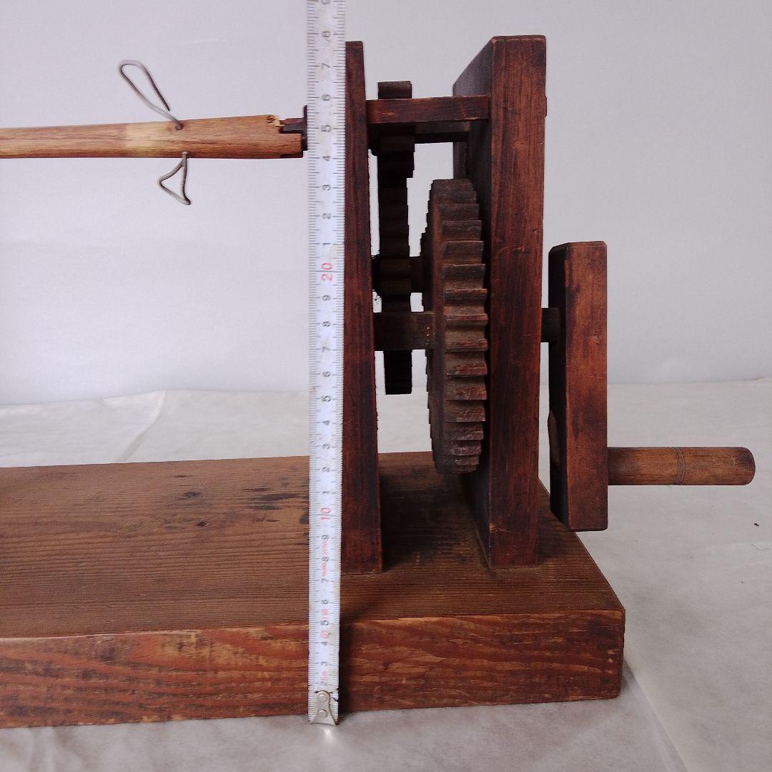 木製 座車(大枠用) アンティーク 木製機械装置 昭和 レトロ 骨董
