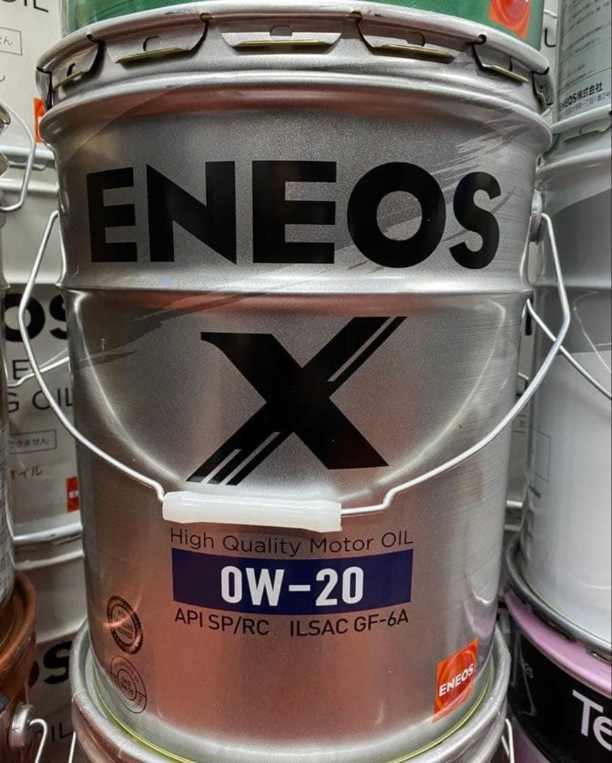 ENEOS エンジンオイル OW-20 Amazon | ENEOS X エネオス エックス 0W-20 20L/ペール缶 | 車
