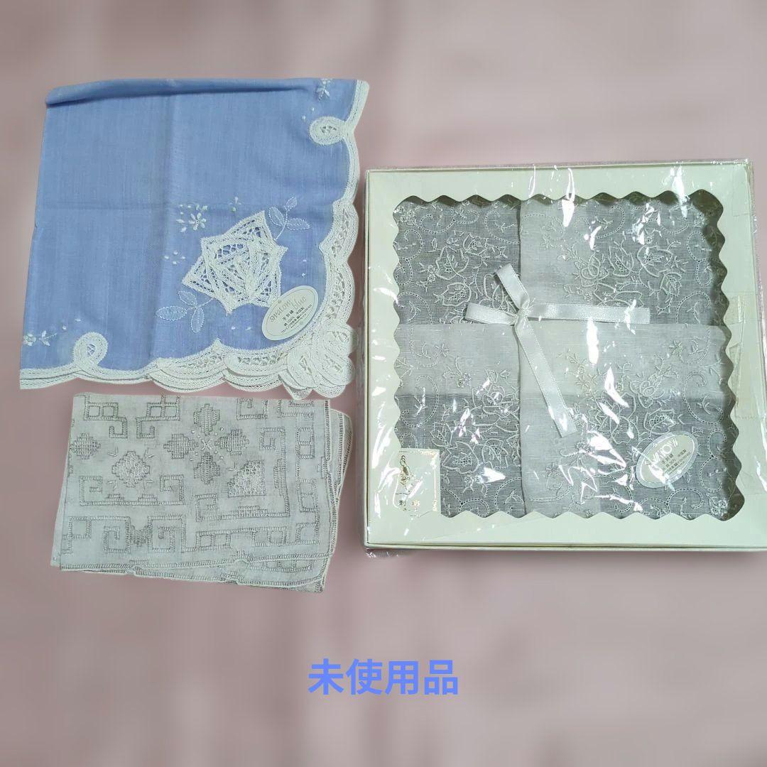 SWATOW 刺繍入りハンカチ3枚セット スワトー - メルカリ
