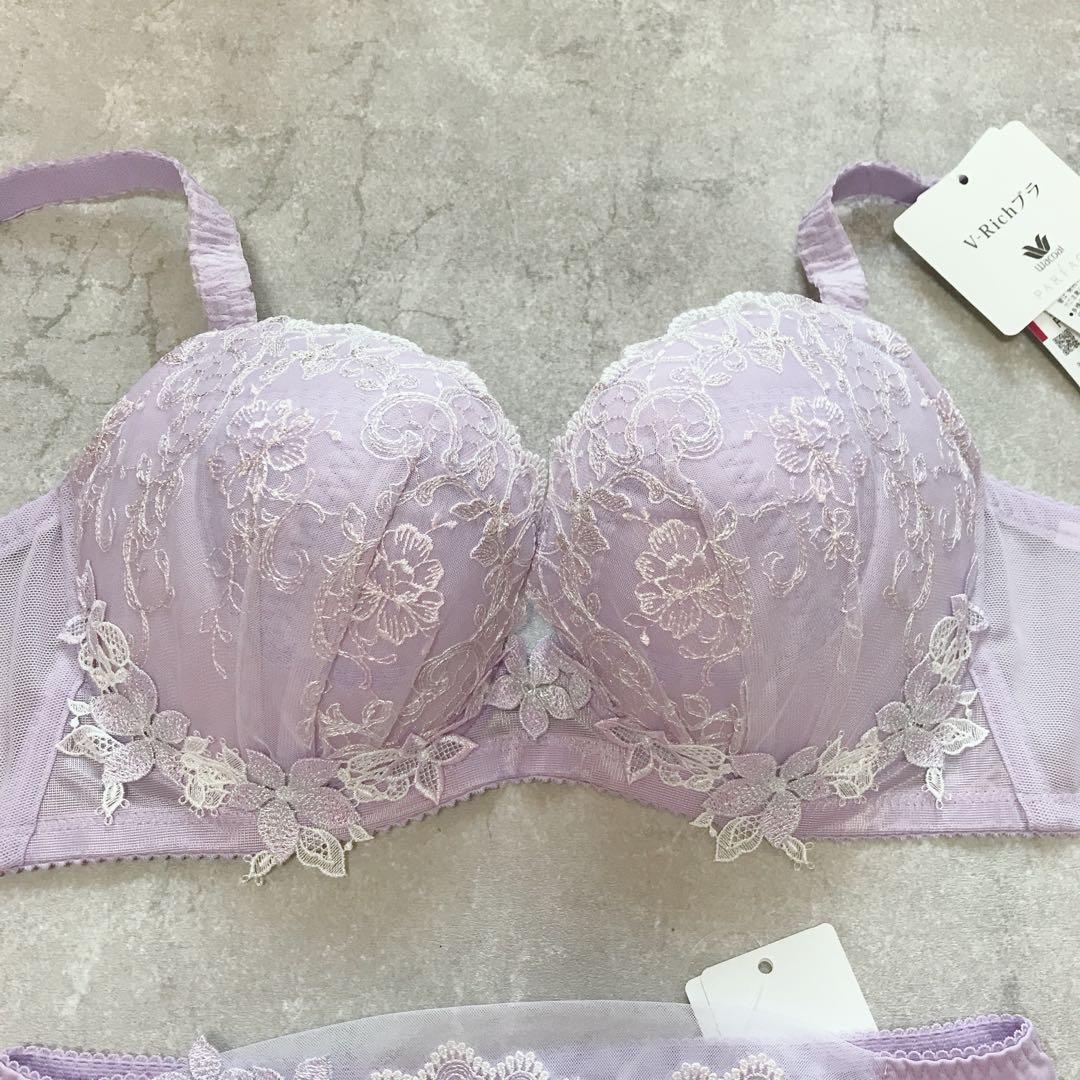 ワコール パルファージュ ブラジャー ショーツ V-Richブラ F70 M