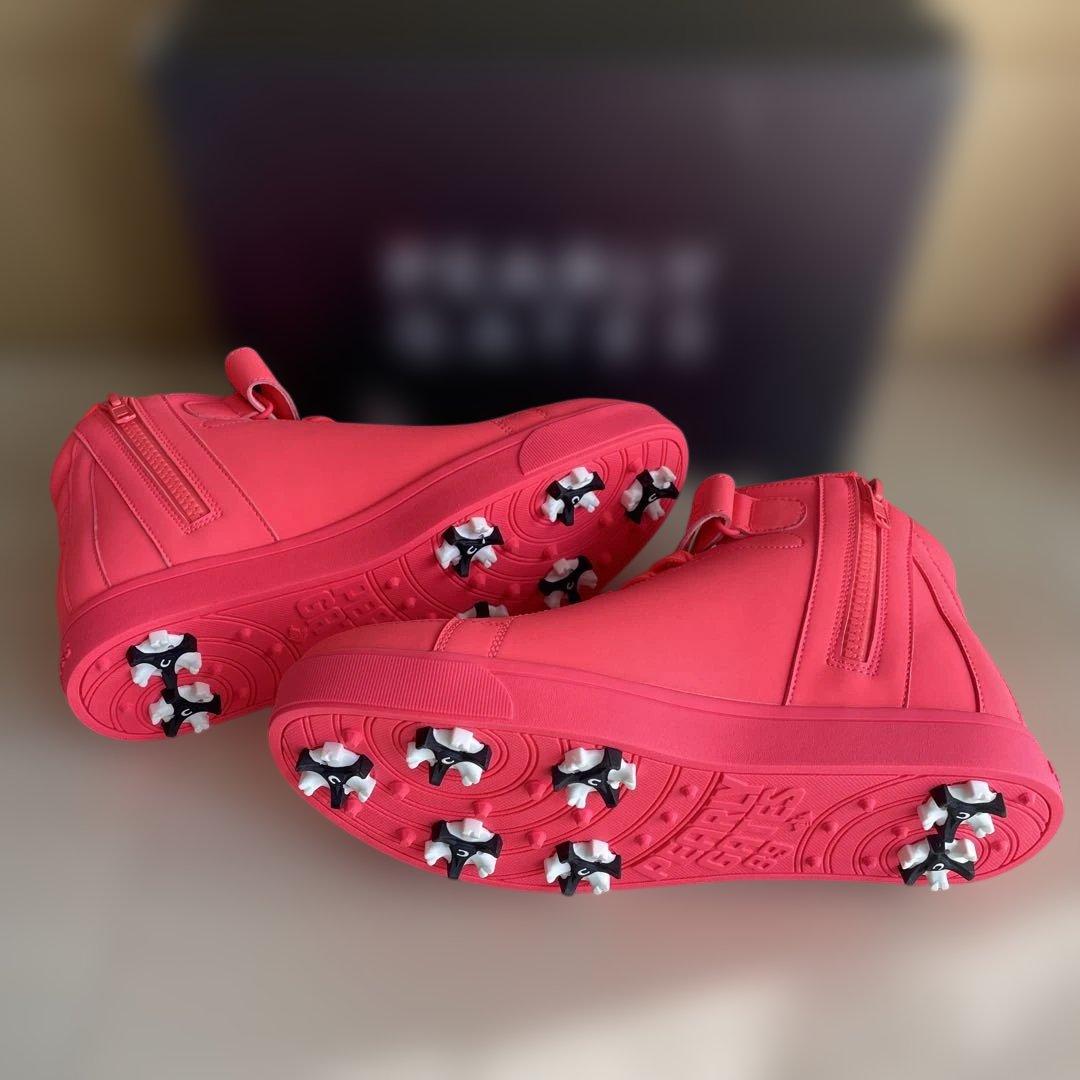 新品PEARLY GATES GATES ハイカットシューズ ピンク25cm - メルカリ