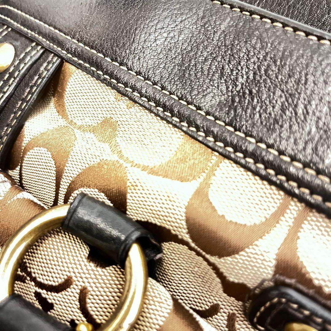 レア】COACH コーチ レガシー シグネチャー サッチェル 11143