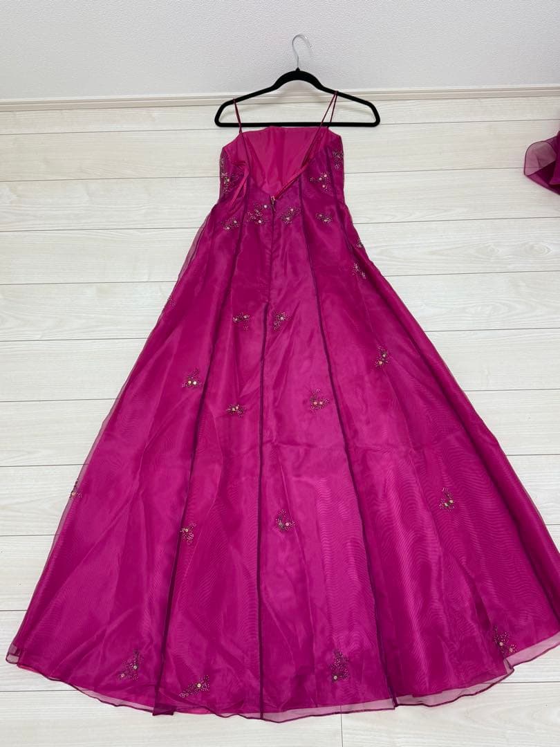 【極美品】Aライン　カラー　ドレス　発表会 演奏会 パーティ Aラインドレス パーティードレス カラードレス カクテルドレス 発表会