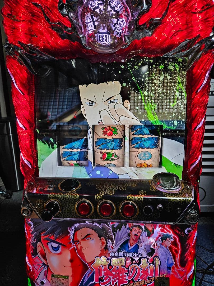 【たのメル便送料込】パチスロ実機　修羅の刻 SANKYO パチスロ 修羅の刻 中古パチスロ実機 [4ch対応] A-SLOT