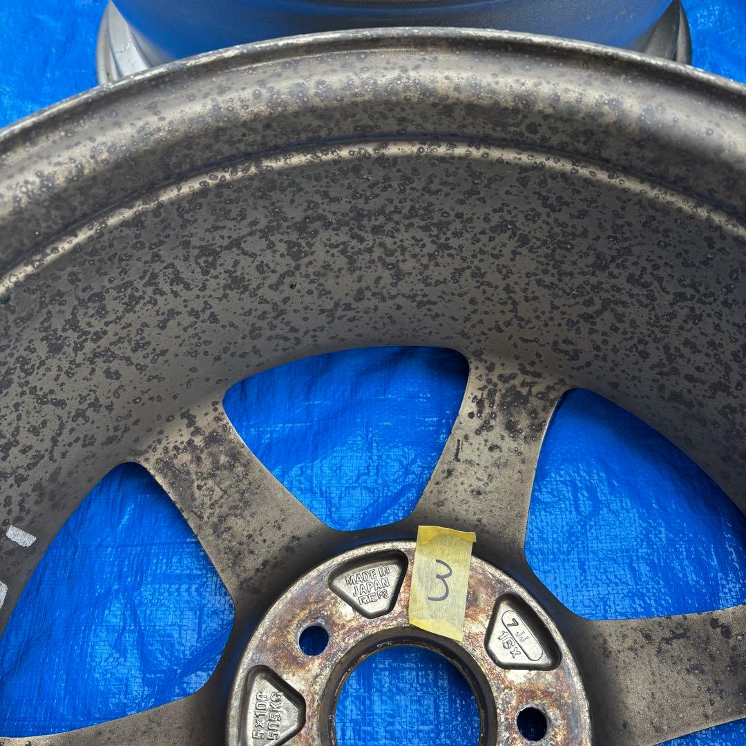 RAYS ボルクレーシング TE37 16in 7.0J+46 PCD100