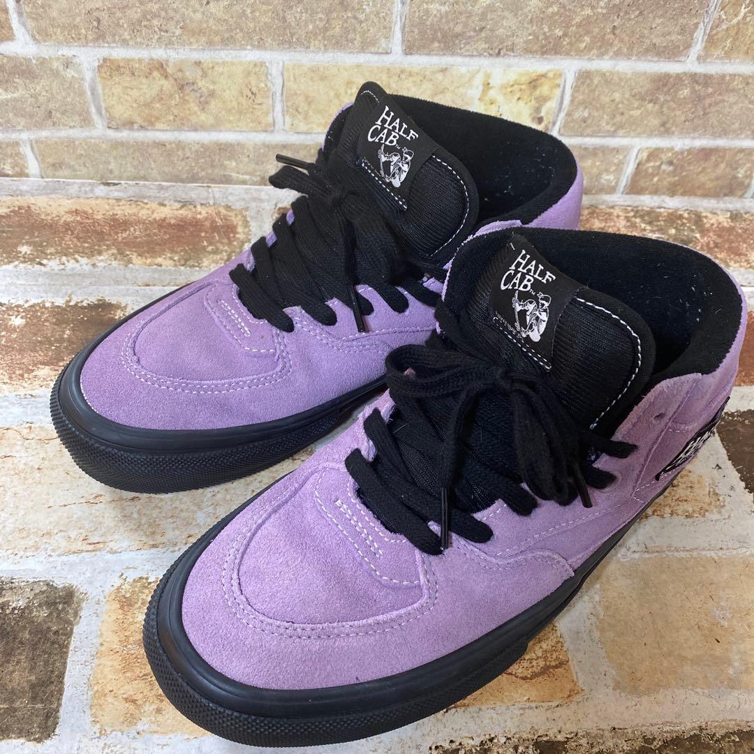 VANS SKATE HALFCAB パープル ブラック 24.5cm