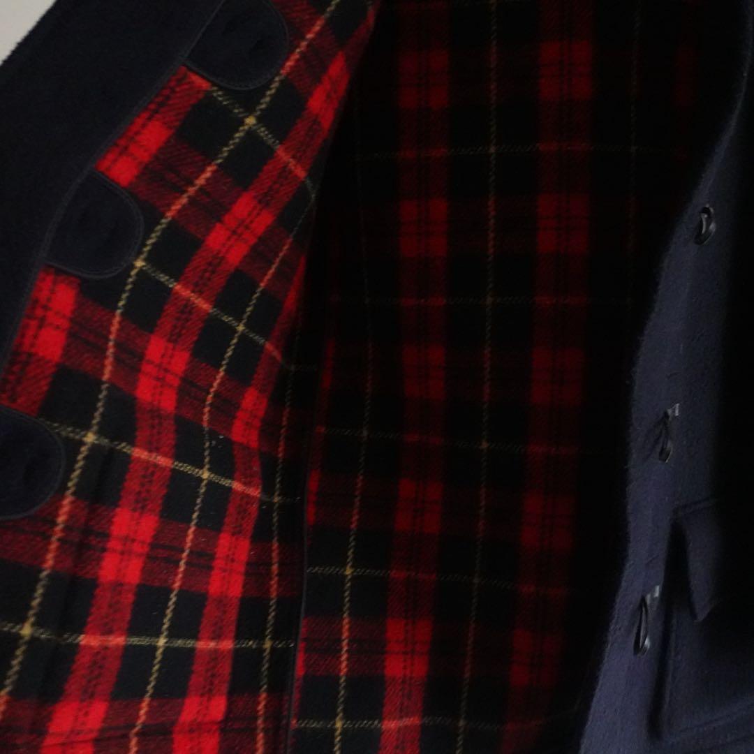 1980s Tibett ショートダッフルコート ネイビー イングランド製 - メルカリ