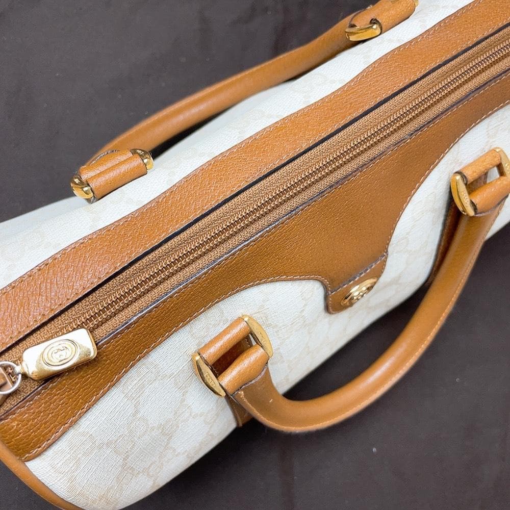 GUCCI ボストンバッグ GG オールドグッチ ヴィンテージ PVC ミニ