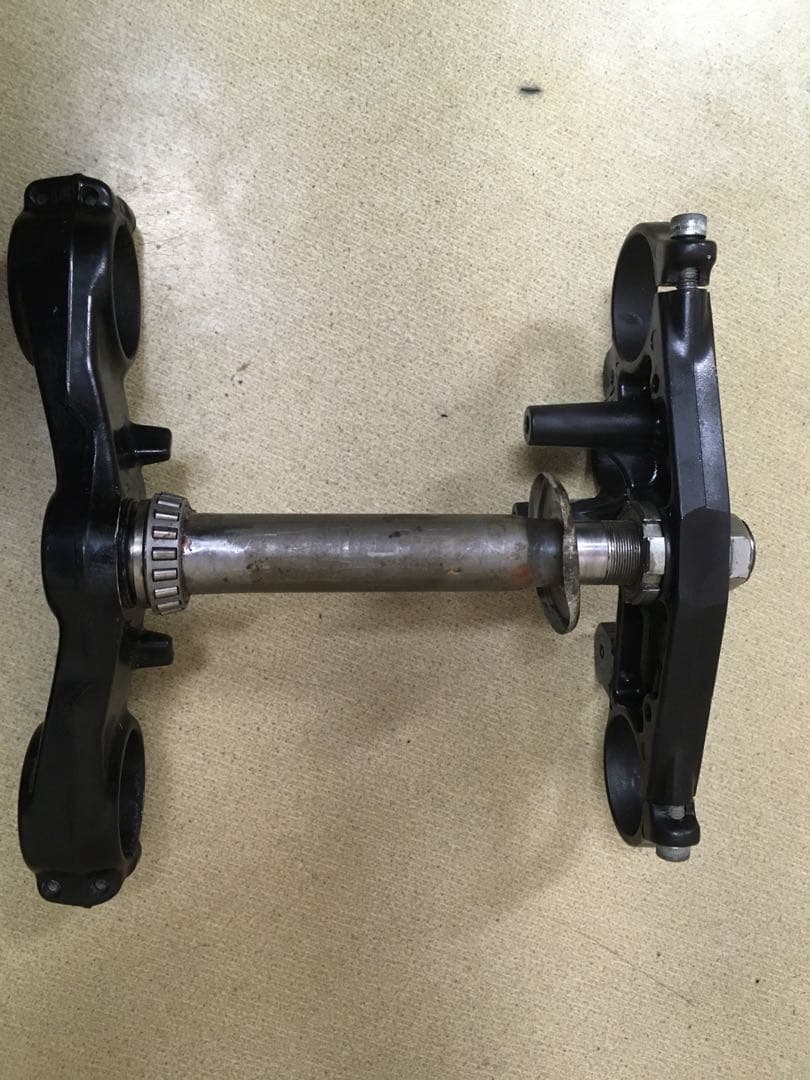 TZR250（3MA）倒立フロントフォークトップブリッジ・ステム・アクスル