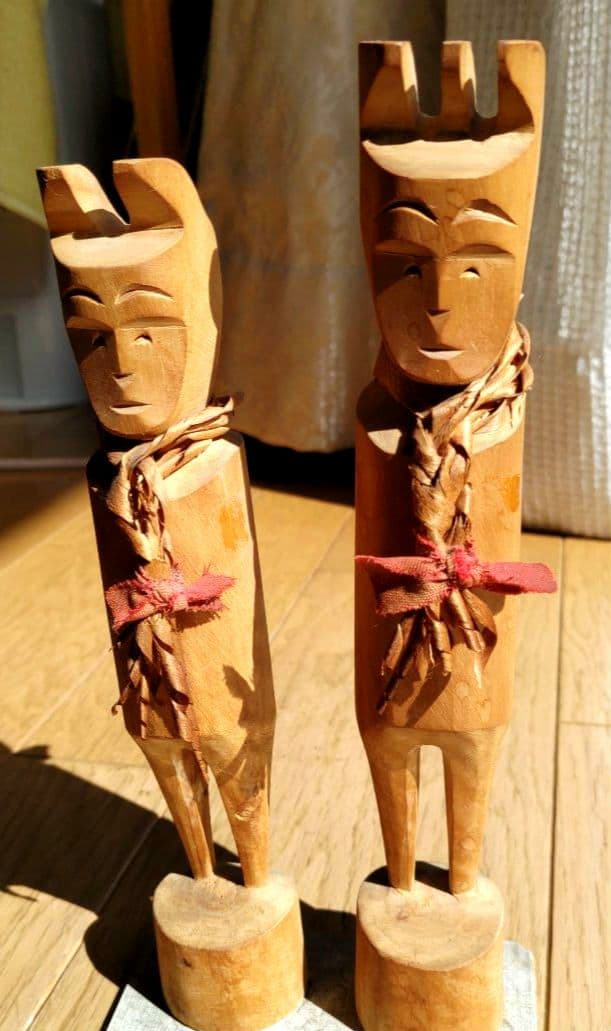 貴重】ゲンダーヌ作 セワポロロ 北川源太郎署名入 ウィルタ木偶 - メルカリ