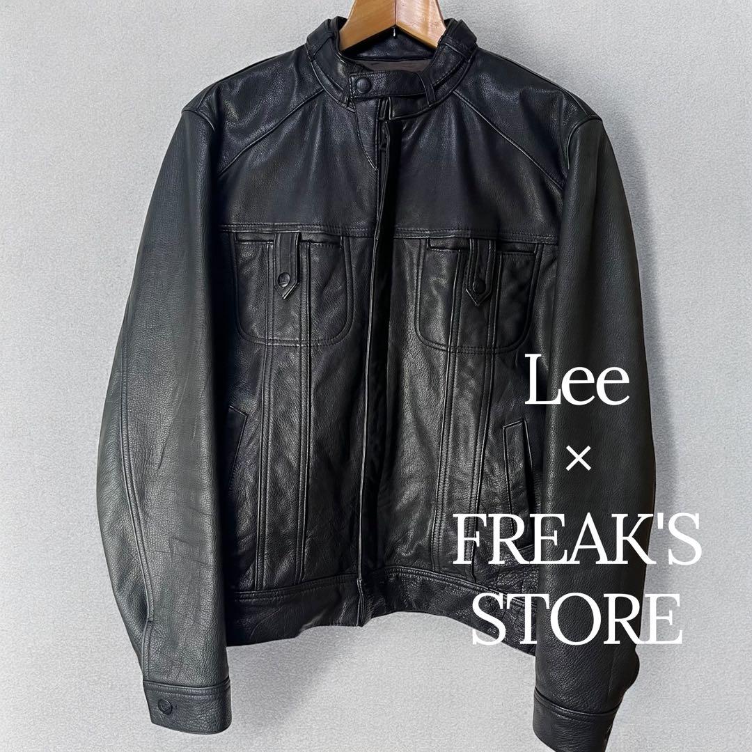 Lee × FREAK'S STORE 別注 レザートラッカージャケット 牛革 - メルカリ