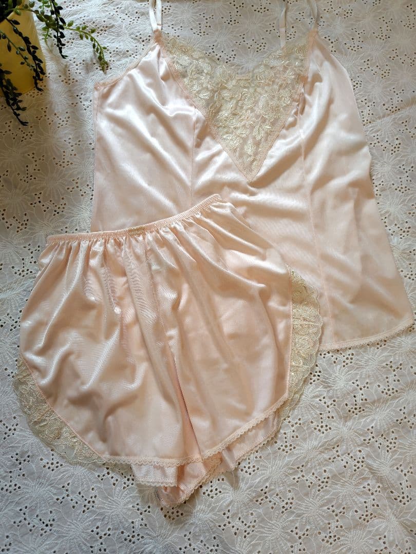 Christian Dior ❁ レース付きキャミソールセット、ヴィンテージ