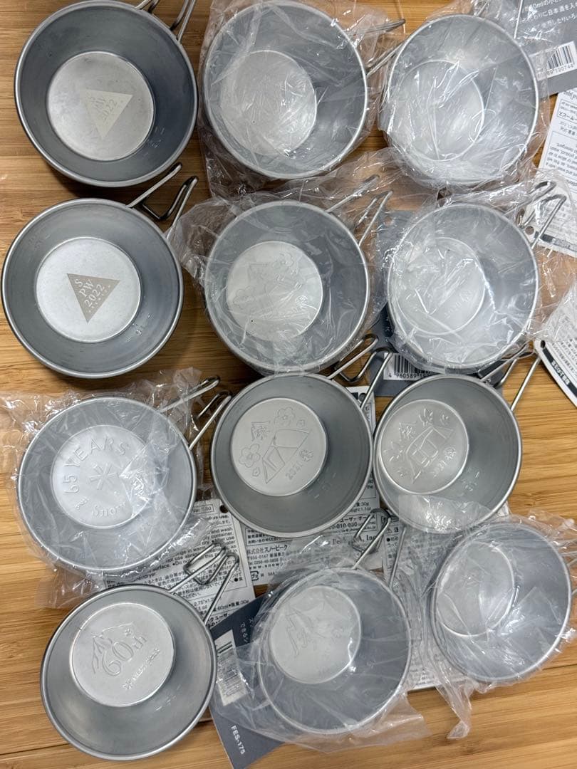 廃盤・希少】スノーピーク ミニシェラカップ 65周年・2019〜22春・秋他