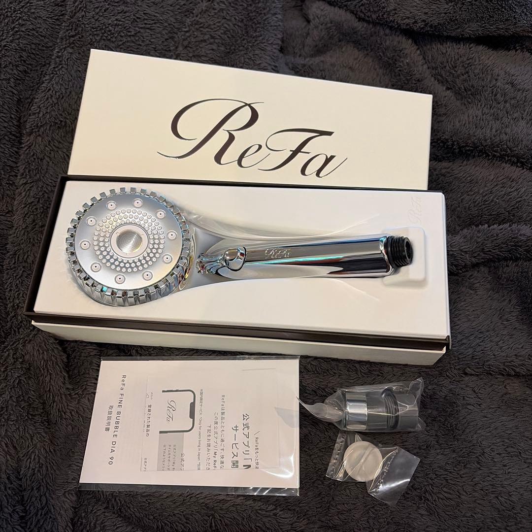 ReFa シャワーヘッド シルバー　リファファインバブルダイア90 リファファインバブル ダイア90 - ReFa FINE BUBBLE DIA 90 | 商品情報