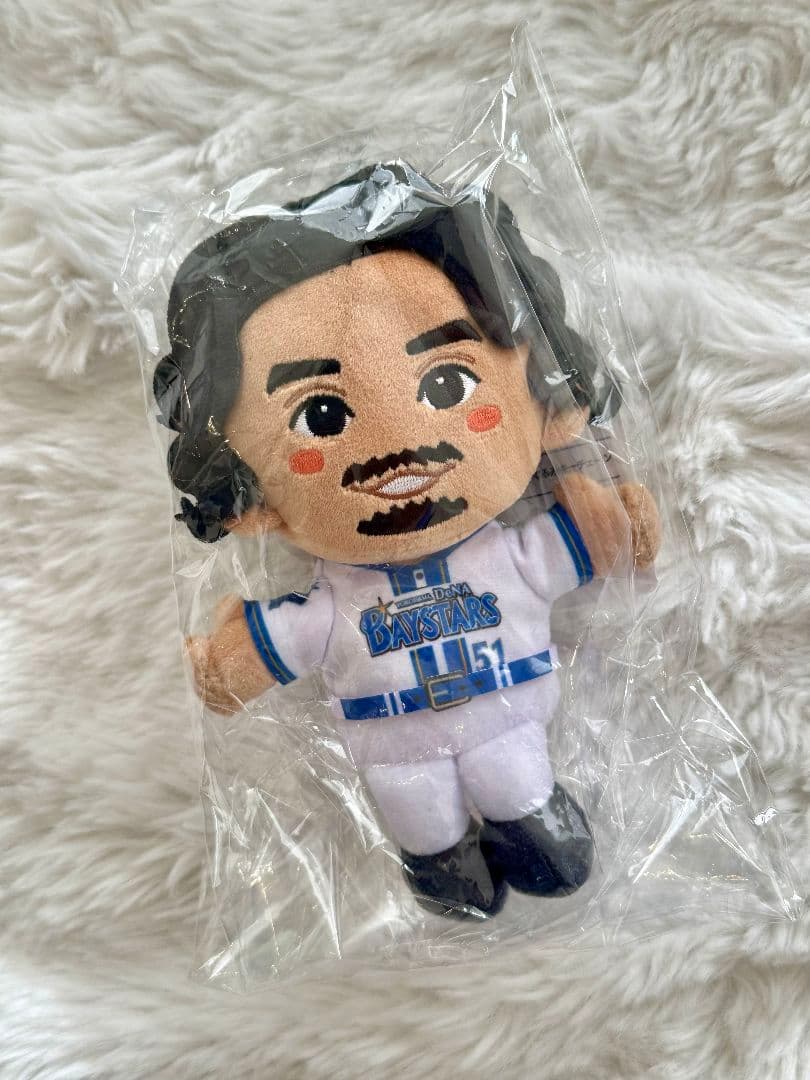 横浜DeNAベイスターズ 宮崎敏郎 選手ぬいぐるみキーチェーン - メルカリ