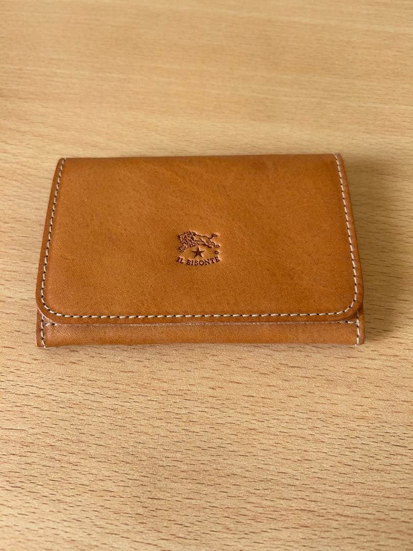イルビゾンテ　カードケース 名刺入れ IL BISONTE（イルビゾンテ） カードケース 名刺入れ スナップ ネーム