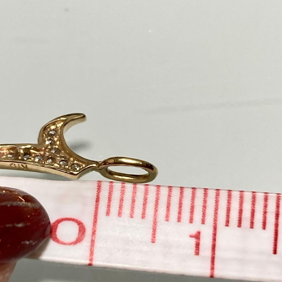 TOMORROWLAND K10YG ナンバーペンダントトップNO.2 美品