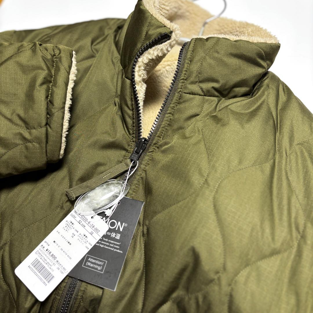 新品【TAION×fredy emue】ダウンジャケット 38 ベージュ カーキ - メルカリ