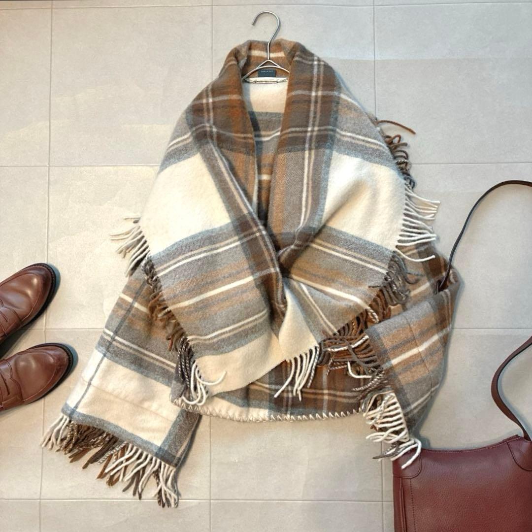 アレキサンダーマックイーン♡ウール チェック ジャケット イタリア製 ゆったり アレキサンダーマックイーン♡ウール チェック ジャケット イタリア製