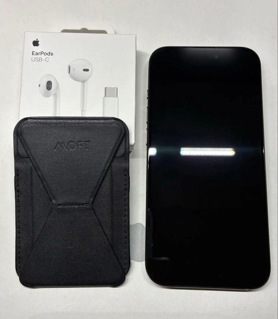 iPhone15pro 128GB 箱付き (オマケ付き) Cランク】SoftBank iPhone15 Pro ブルーチタニウム 128GB SIMフリー 箱