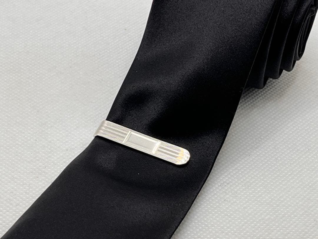 c466 美品 希少 ティファニー エンジンターン ネクタイピン スモール