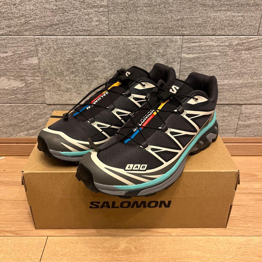 靴 SALOMON XT-6 SALOMON - 【ラスト1点】XT-6 Urban Chic/Black/Lime Cream