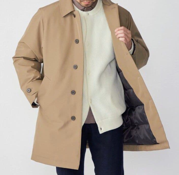 【美品】SHIPS別注+phenixGORE-TEXダウンステンカラーコート M SHIPS別注】+phenix: GORE-TEX INFINIUM ダウン ステンカラーコート