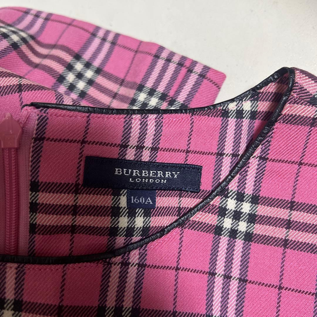 極美品✨希少色✨バーバリーロンドン ノースリーブワンピース ノバ