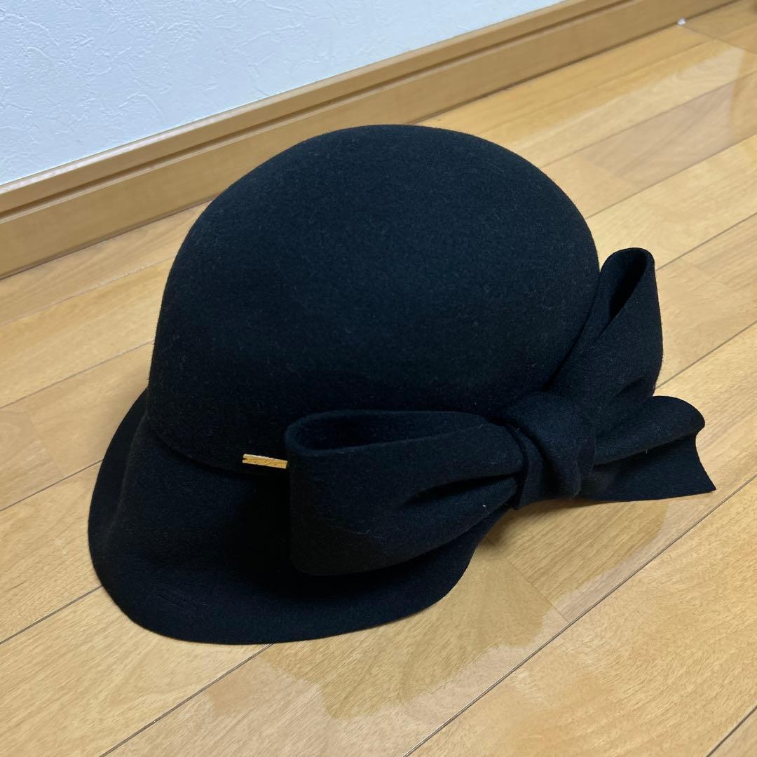 新品タグ付き】 CA4LA カシラ ブリュレ ウールハット ブラック フェルト