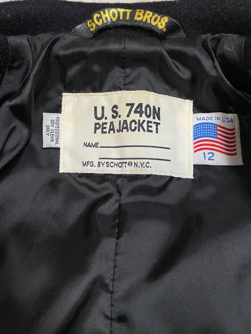 梓杏様ご購入用SCHOTT U.S.A製◆U.S.740N◆レディースピーコート