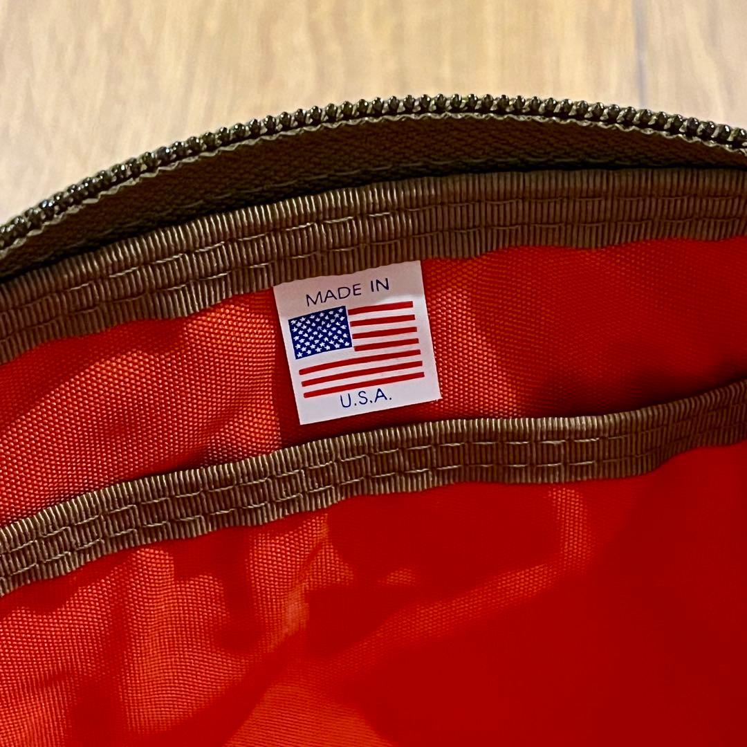 【極美品・廃盤】ブリーフィング ONE ZIP POUCH アメリカ製 ポーチ