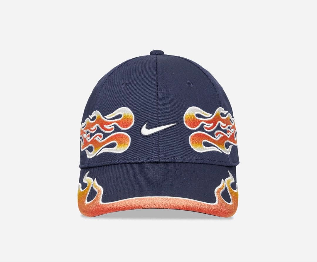 国内未発売☆NIKEフレイムクラブキャップネイビーM/Lサイズタグ付新品