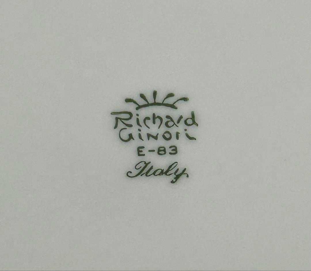 Richard Ginori ベッキオホワイト パスタ スープ プレート 23