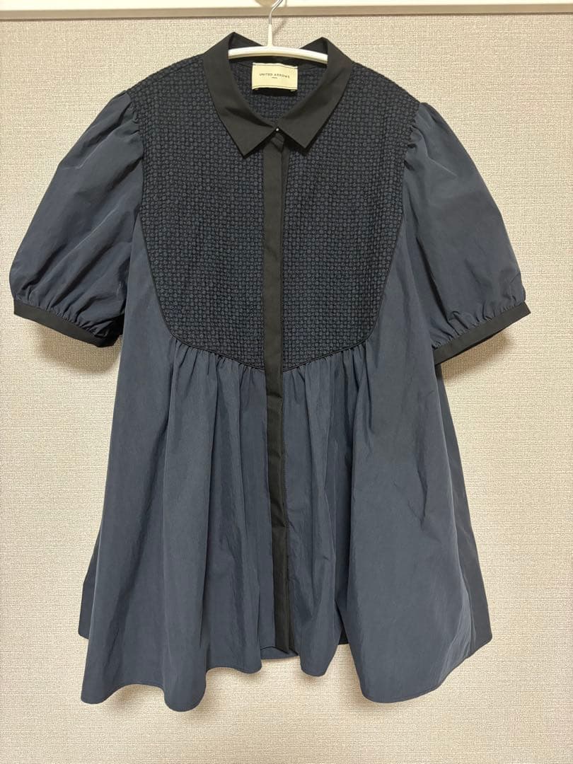 w*o様 【美品】ユナイテッドアローズ エンブロイダリーコンビ ショートスリーブ UNITED ARROWS（ユナイテッドアローズ）の「エンブロイダリー コンビ