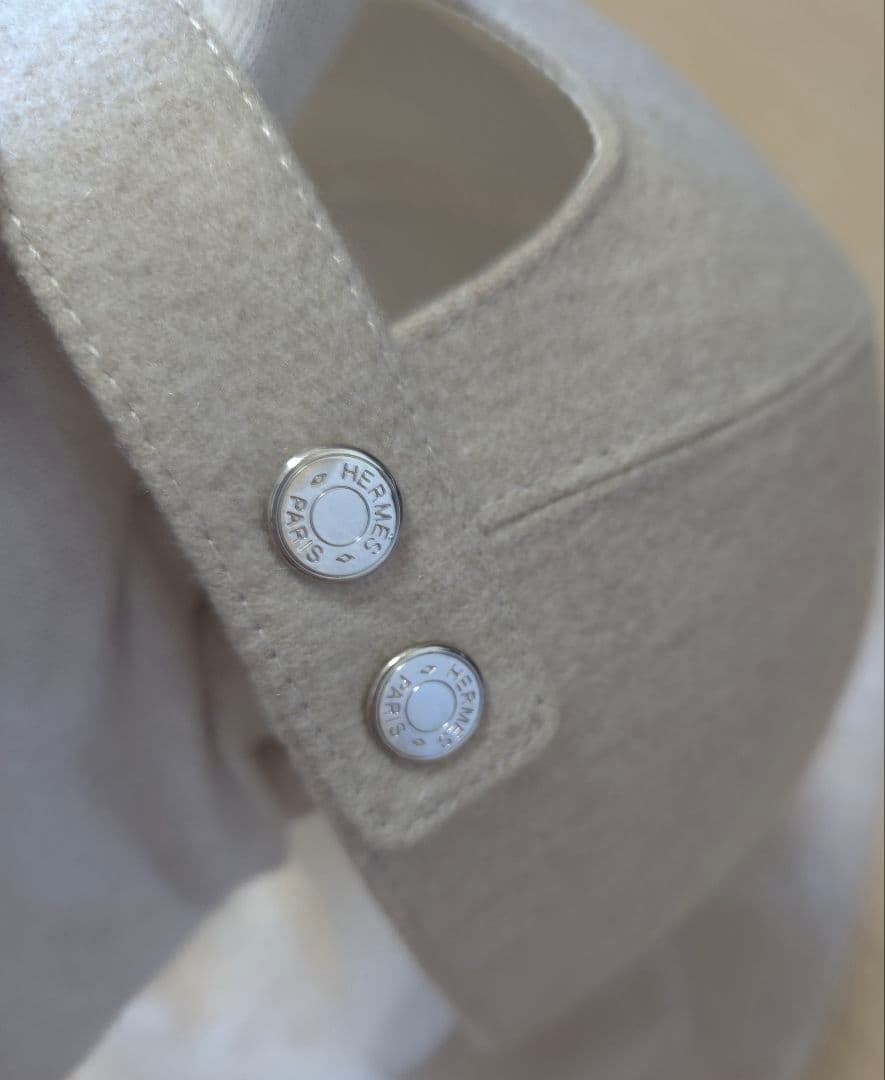 kei様専用 エルメス セレナ 58 カシミヤ レザー シルバー金具 キャップ