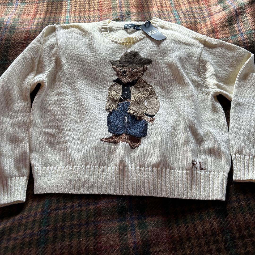 Polo Ralph Lauren クマ刺繍ニットセーター M - メルカリ