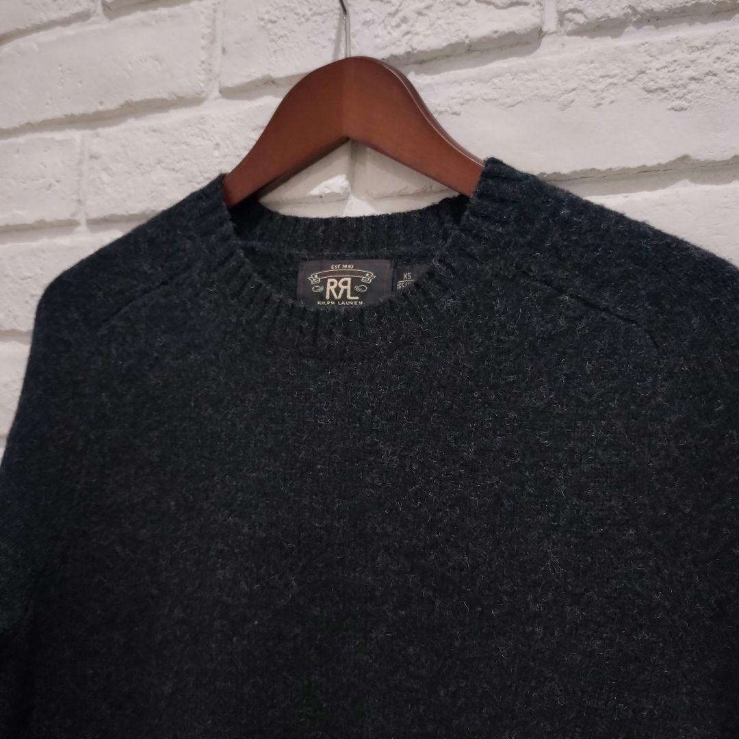 美品】RRL WOOL CREWNECK LAMBWOOL SWEATER - メルカリ