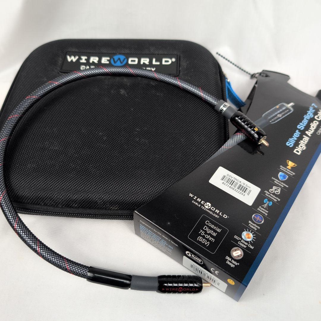 Wireworld Silver Starlight 7 RCA Cable1本 Amazon | WIREWORLD Silver Starlight 7 デジタルオーディオケーブル