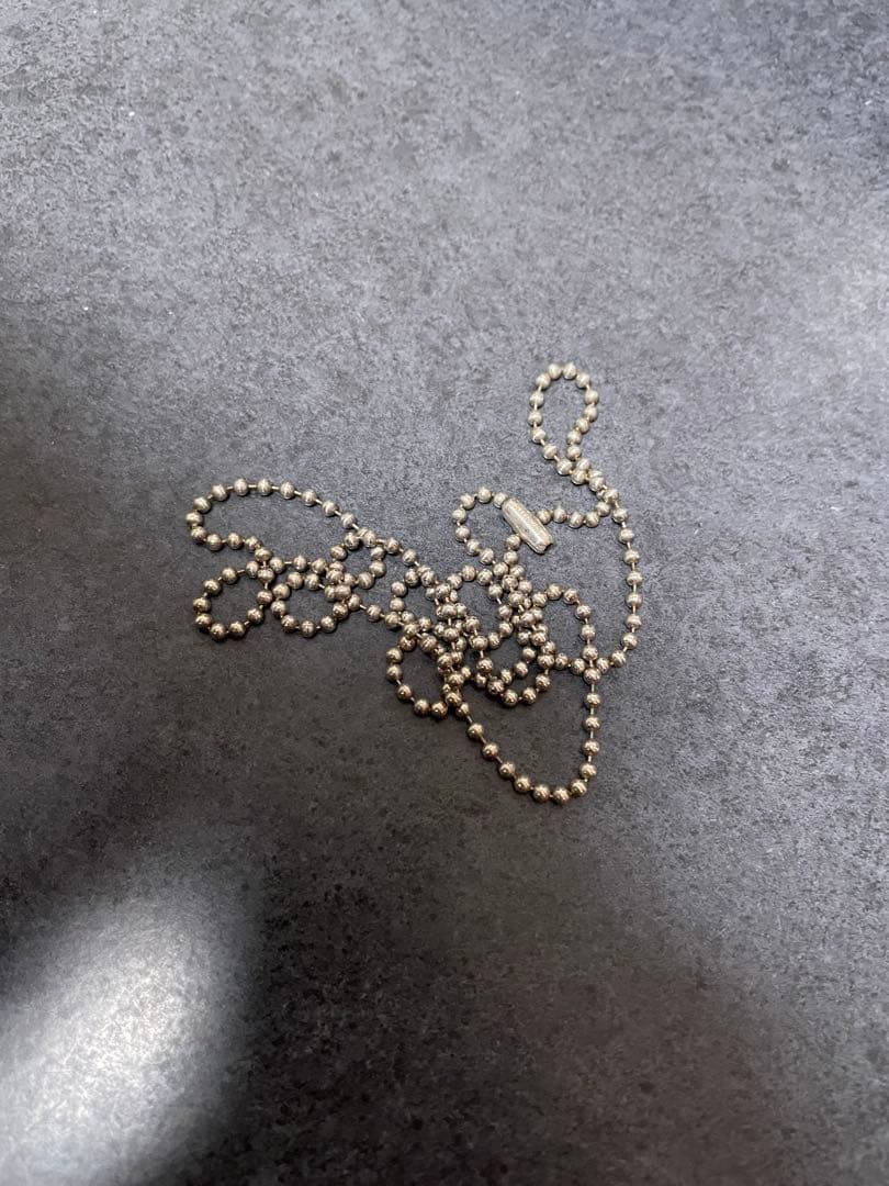 クロムハーツ　スターリングシルバー ビーズネックレス CHROME HEARTS（クロムハーツ） ≪ 新品 ≫ ハート ペンダント トップ