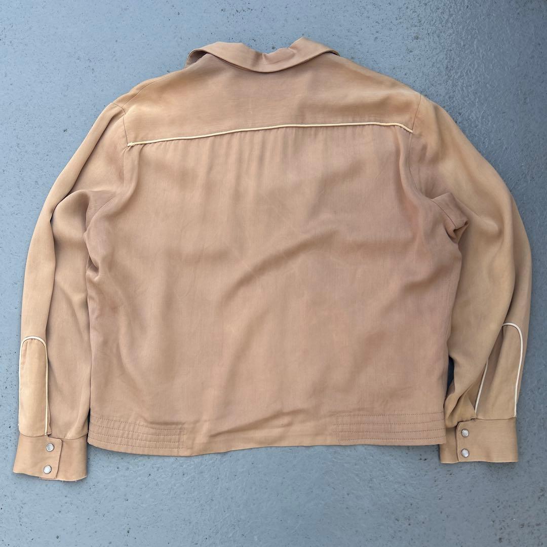 50s HBARC レーヨンギャバジャンジャケット size L〜 - メルカリ