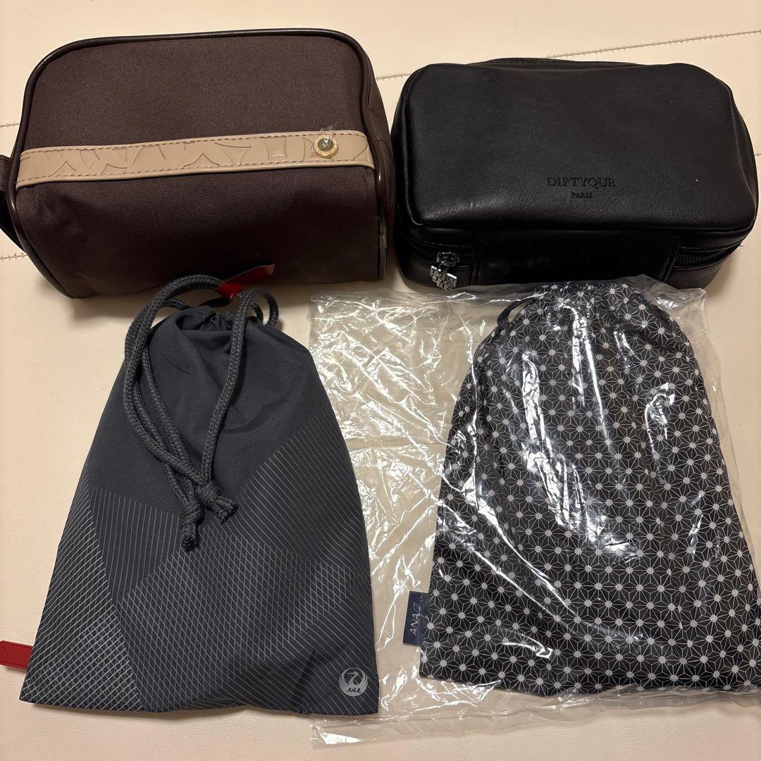 新品 航空会社 アメニティ ビジネスクラス カタール エミレーツANA JAL