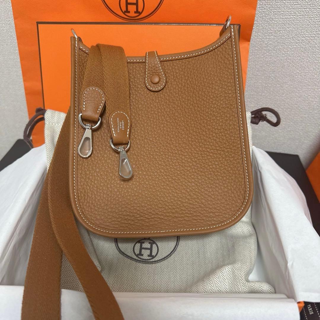 W刻印 エルメス ミニエブリンTPM ゴールド シルバー金具 - メルカリ