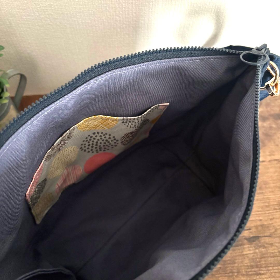 ゆうママ様専用】30cmファスナーショルダーバッグ ナイロンオックスキルト