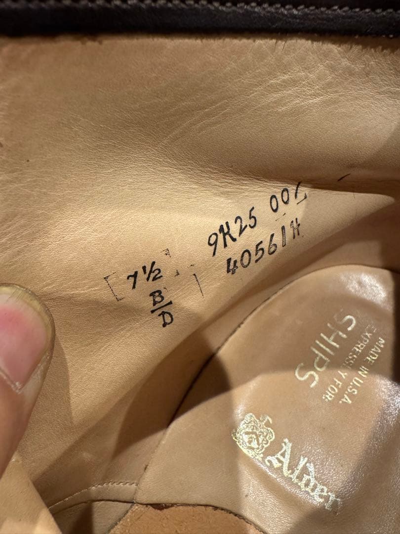 alden オールデン 40561 インディブーツ SHIPS別注7 1/2 - メルカリ