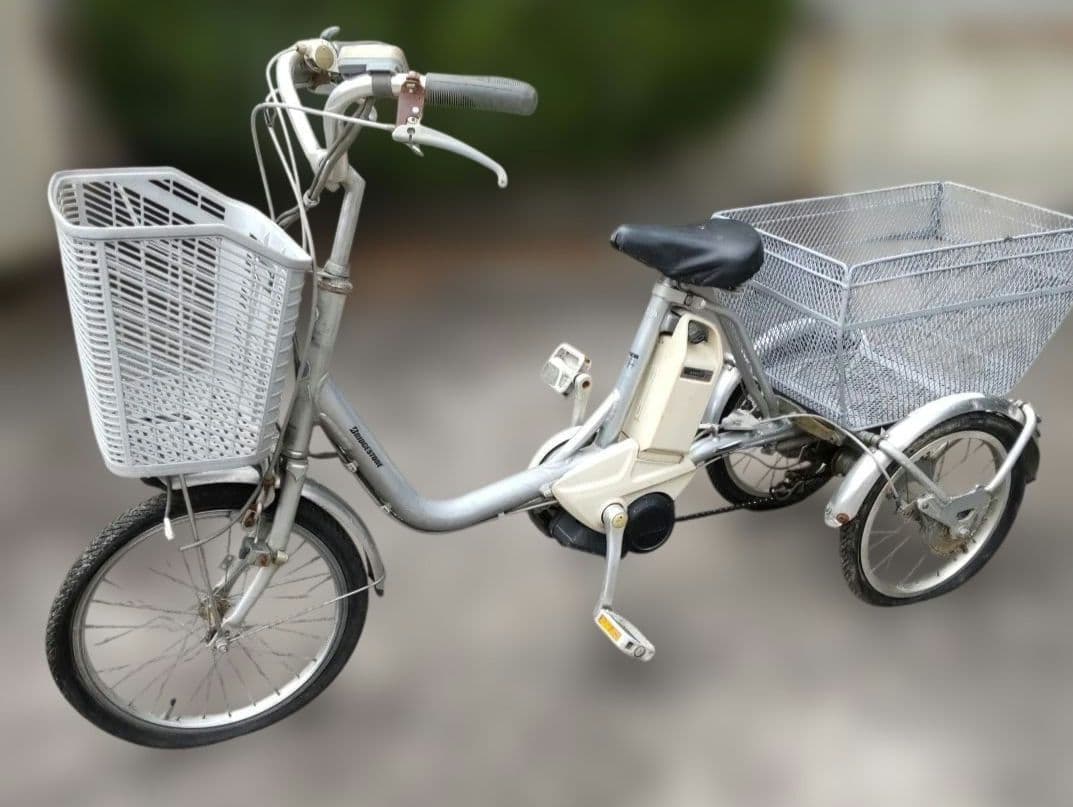 送料込み: たのメル便】ブリヂストン゙ 3輪自転車 アシスタワゴン