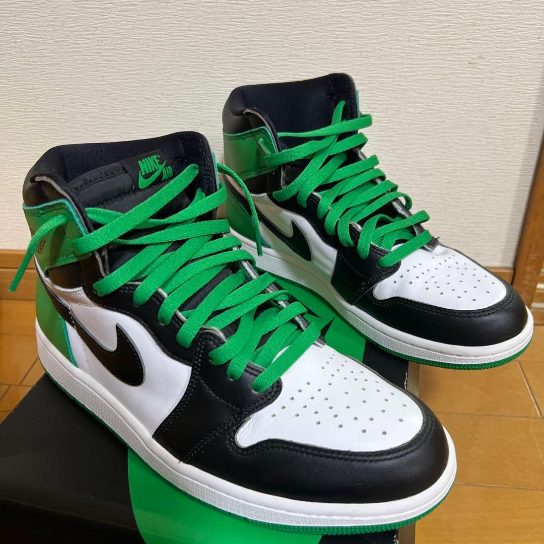 Nike ハイカットスニーカー ブラック/ホワイト/グリーン セルティック