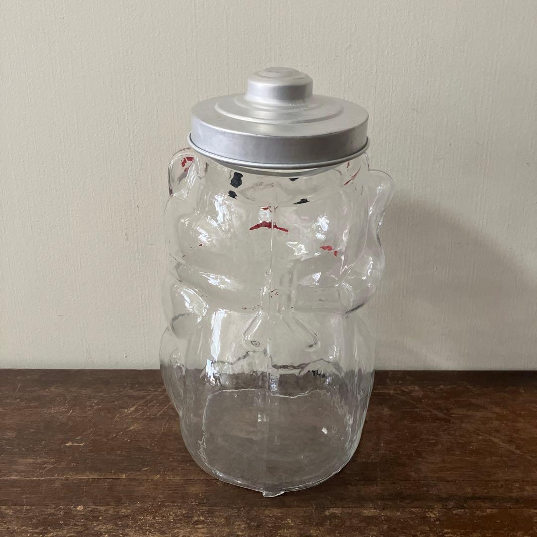 昭和レトロ 猫ビン 猫瓶 駄菓子屋 招き猫 古道具 骨董 アンティーク 古